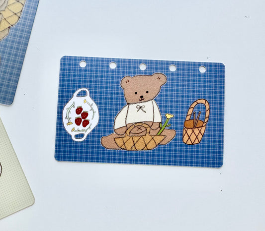 NEW! Ranmyu x Lazy Home - M5 Size | Notebook Divider | PVC | Pre-punched | Journal Accessories