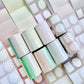 Ranmyu x Lazy Home - Collage - Stripe | 6.3cm Memo Sticker Roll | Die-cut | Release Paper | 3.8M