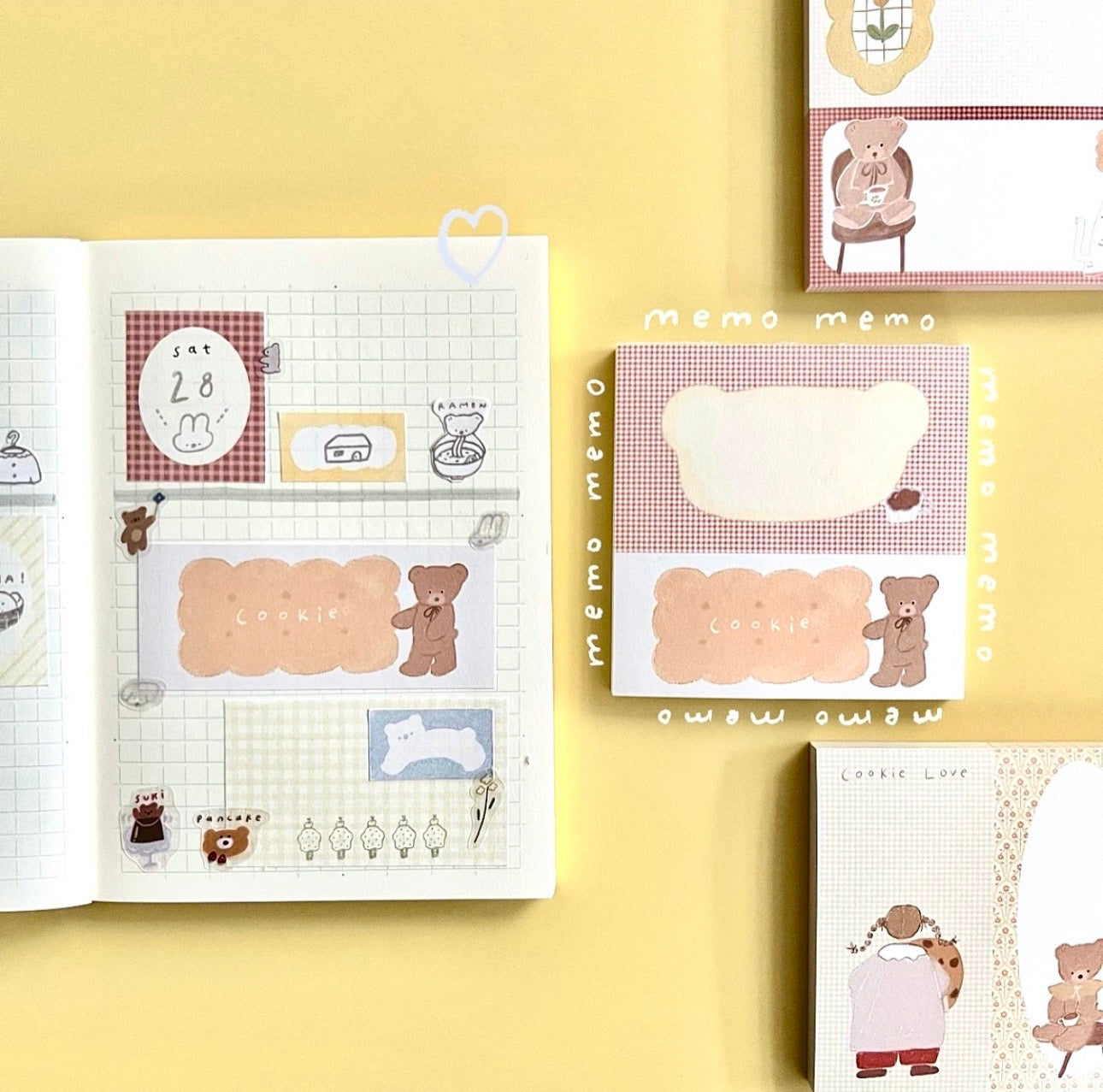 NEW! Ranmyu x Lazy Home | Perforated | 50 Sheets Memo Pad | Ephemera Paper