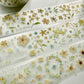 NEW! MWJ - Lemon Mint | 4.5cm Kiss-cut Glitter PET Tape |  Release Paper | 5M