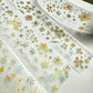 NEW! MWJ - Lemon Mint | 4.5cm Kiss-cut Glitter PET Tape |  Release Paper | 5M