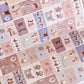 Ranmyu x Lazy Home -  | 3.4cm Sticker Roll | Die-cut | Release Paper | 5M