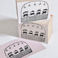NEW! Ranmyu x Lazy Home - Stationery Fair Exclusive Bundle | 3-Item Set | Rubber Stamp | Sticky note | Resin Clip