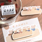 NEW! Ranmyu x Lazy Home - Stationery Fair Exclusive Bundle | 3-Item Set | Rubber Stamp | Sticky note | Resin Clip