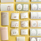 Ranmyu x Lazy Home - Collage - Stripe | 6.3cm Memo Sticker Roll | Die-cut | Release Paper | 3.8M