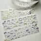 NEW! MWJ - Tiny Bows | 4.5cm Kiss-cut Glitter PET Tape |  Release Paper | 5M