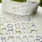 NEW! MWJ - Tiny Bows | 4.5cm Kiss-cut Glitter PET Tape |  Release Paper | 5M