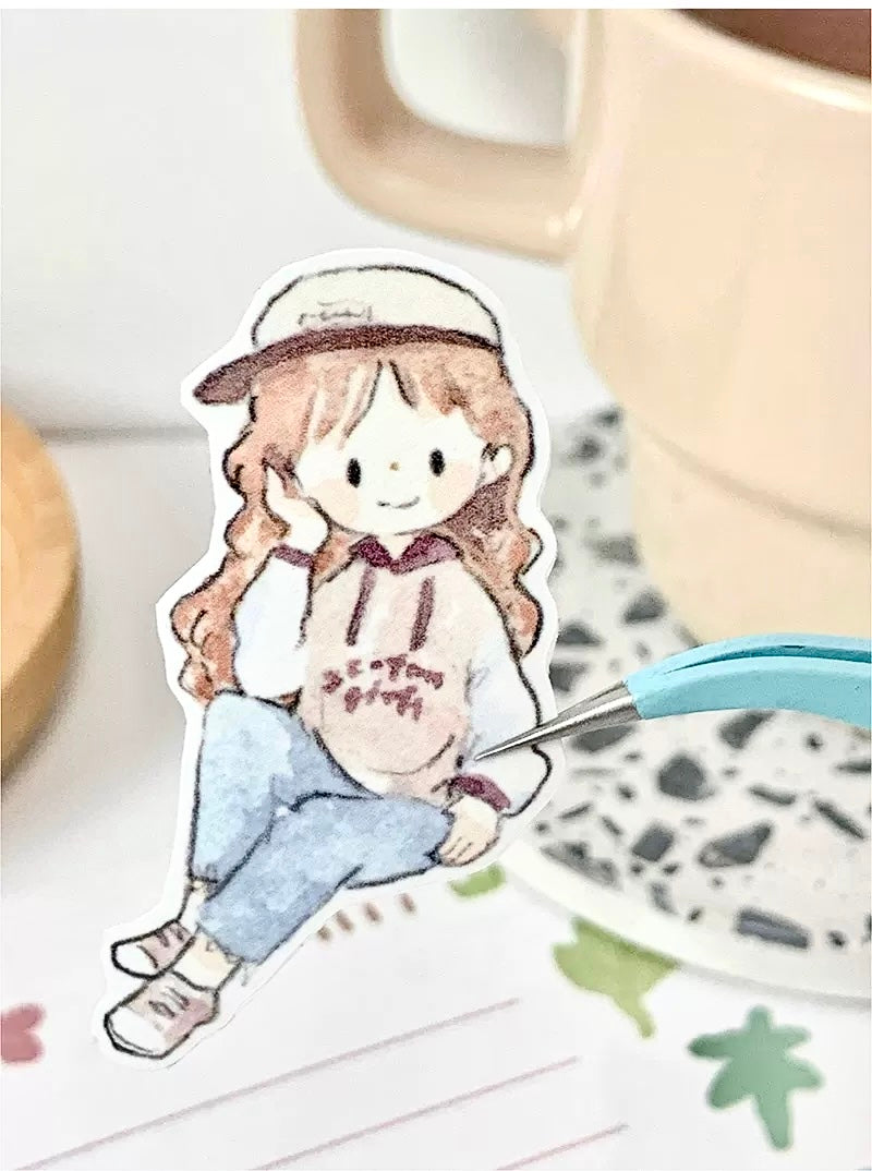 NEW! Molinta - Daily Styling | 6cm Kiss-cut Washi Tape |  Release Paper | 5M