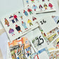 NEW! Wanle Studio - My City Bundle | 2 Sheets Sticker | 31pcs Double-sided | Different Designs | Ephemera Paper
