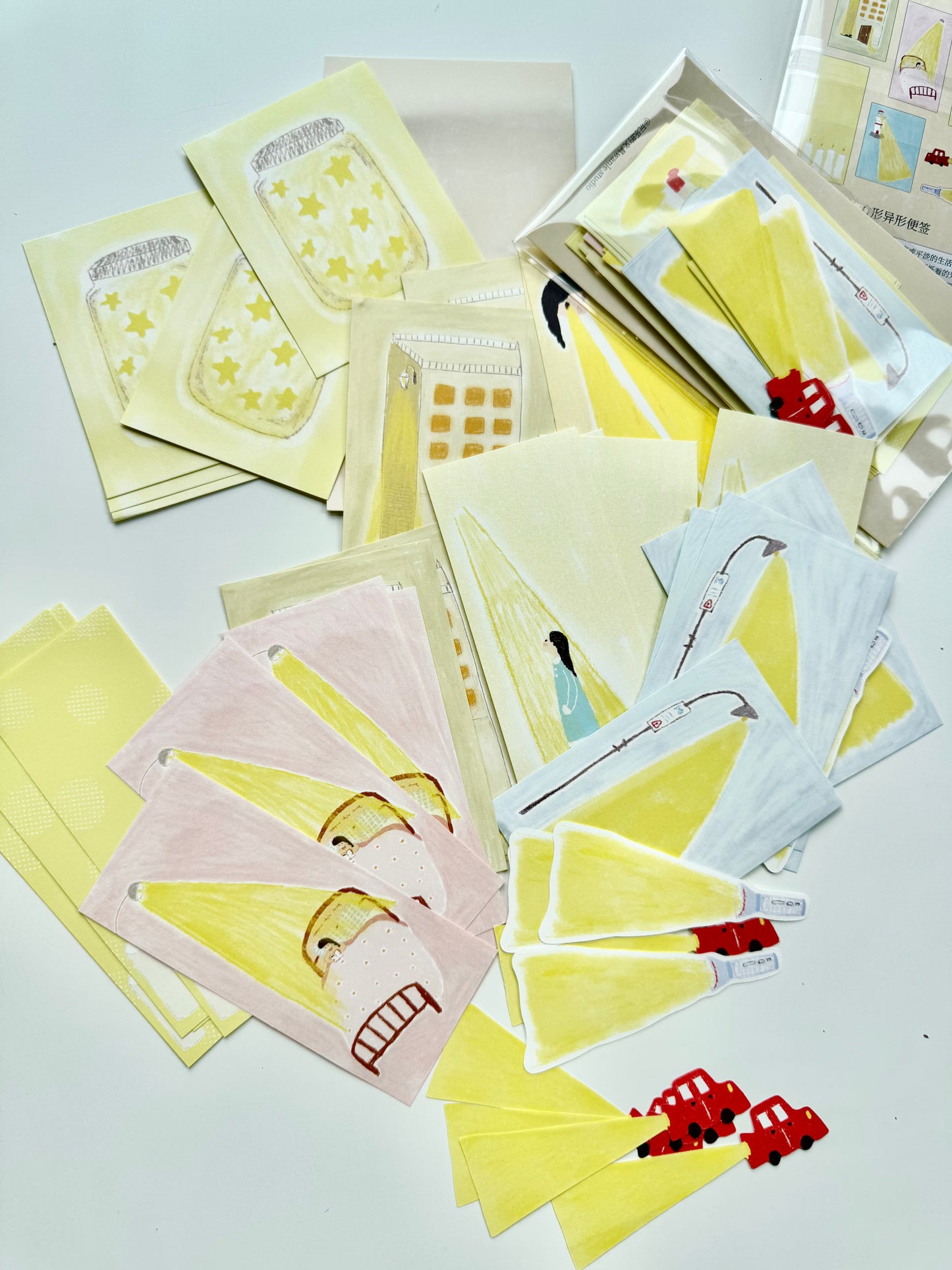 NEW! Wanle Studio - A Ray of Light | 50pcs Double-sided Printing | Ephemera Paper