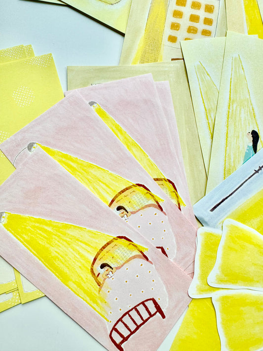 NEW! Wanle Studio - A Ray of Light | 50pcs Double-sided Printing | Ephemera Paper