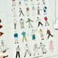 NEW! Wanle Studio - Bread & People | Kiss-cut | 2 Sheets Stickers