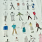 NEW! Wanle Studio - Bread & People | Kiss-cut | 2 Sheets Stickers