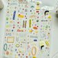 NEW! Wanle Studio - Crayon Little Star | Kiss-cut | 5cm Tape |  Release Paper | 6M