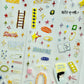 NEW! Wanle Studio - Crayon Little Star | Kiss-cut | 5cm Tape |  Release Paper | 6M