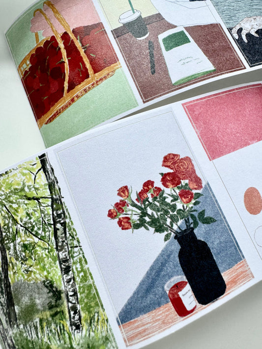 NEW! Wanle Studio - Spring & Summer Days | Die-cut | 6cm Paper Tape |  Release Paper | 6.15M