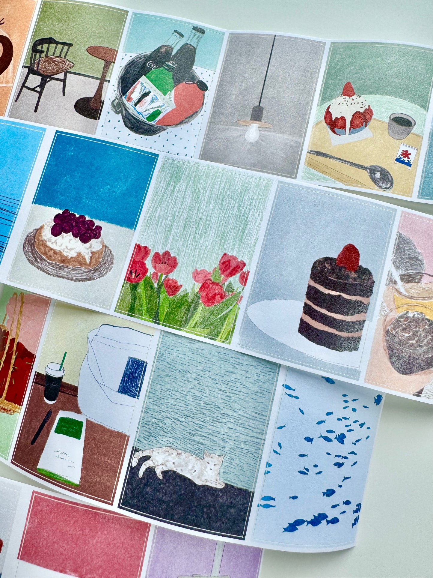 NEW! Wanle Studio - Spring & Summer Days | Die-cut | 6cm Paper Tape |  Release Paper | 6.15M