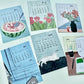 NEW! Wanle Studio - 2026 The Second Half-year Calendar |  6 sheets Cards | Ephemera Paper