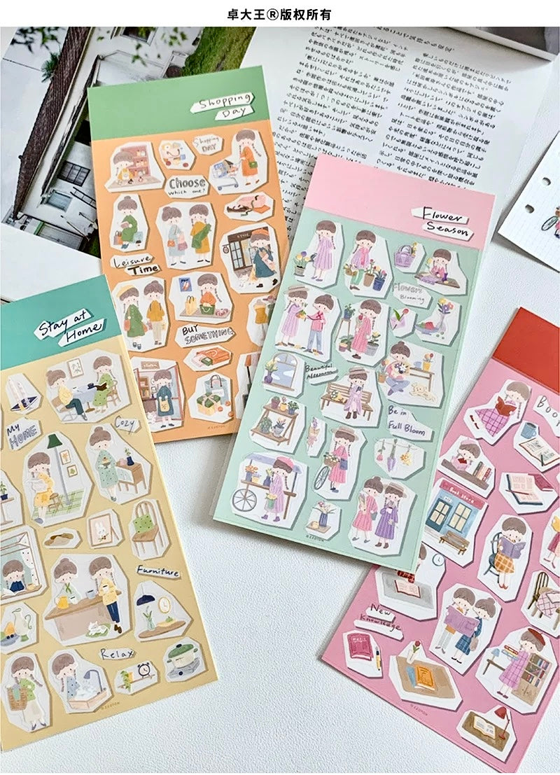 NEW! Molinta - Watercolor II | Matte PVC | Water Proof | Die Cut | Sticker