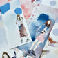 NEW! DingDing - Vol.2 Rectangle | 96 Sheets Non-repeating Designs | Note Paper | Ephemera Paper