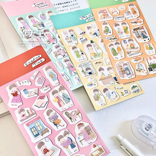 NEW! Molinta - Watercolor II | Matte PVC | Water Proof | Die Cut | Sticker