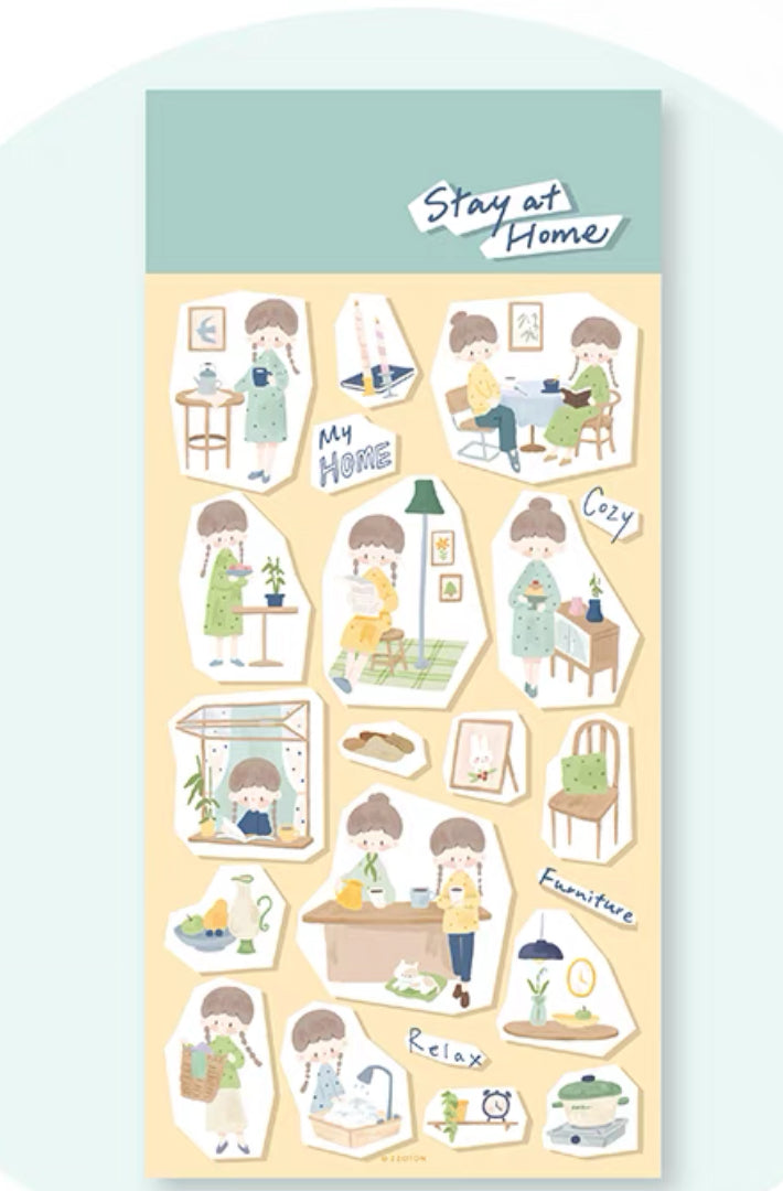 NEW! Molinta - Watercolor II | Matte PVC | Water Proof | Die Cut | Sticker