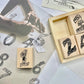NEW! Christian - <Numbers 03> | 10pcs Rubber Stamp Set