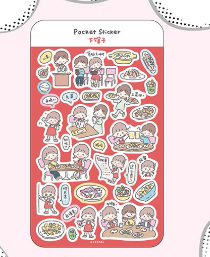 NEW! Molinta - Pocket Sticker | Mini Size | PVC Die Cut Sticker