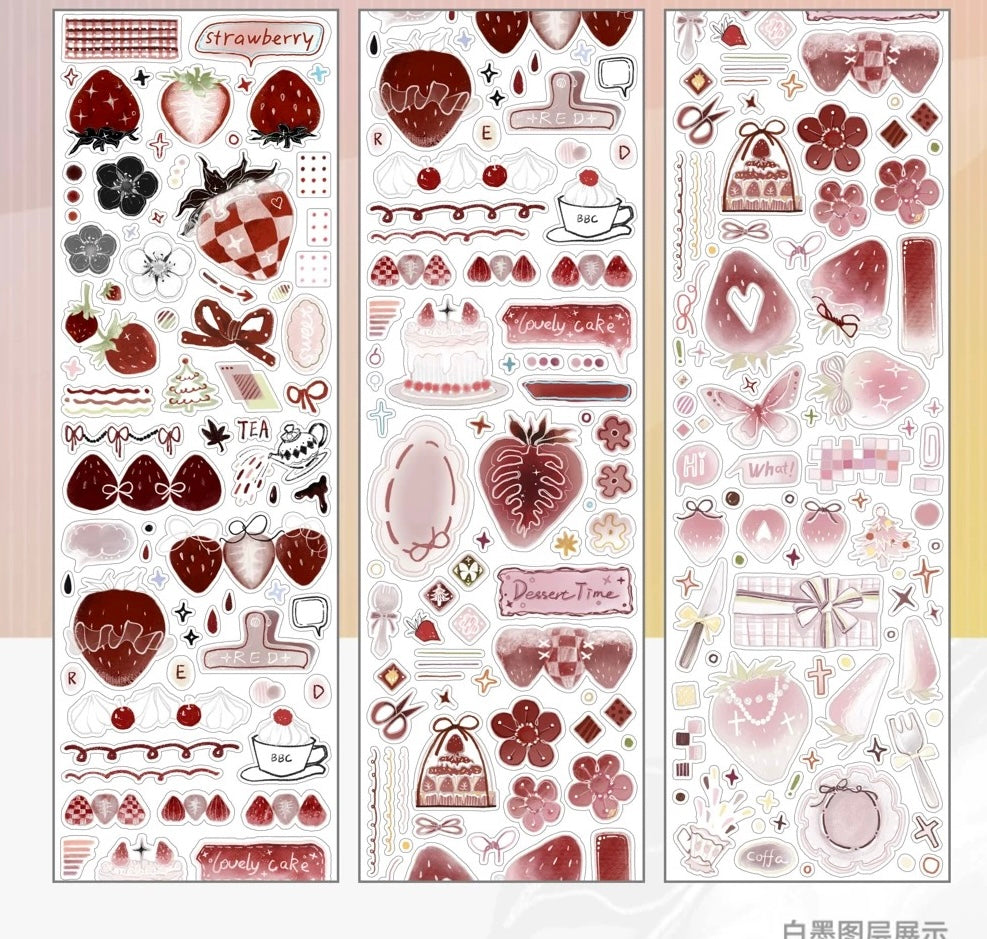 COMING SOON! Wine -  |Kiss-cut | PET Tape | Release Paper |