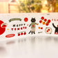 NEW! Benchu Studio - Tomato Cat | 5cm Kiss-cut | Glitter Brushed Tape | Release Paper | 5M