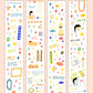 NEW! Wanle Studio - Crayon Little Star | Kiss-cut | 5cm Tape |  Release Paper | 6M