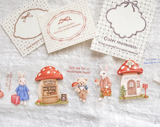 NEW! Sonia - Mushroom Forest Trip | 4cm PET Tape | Release Paper