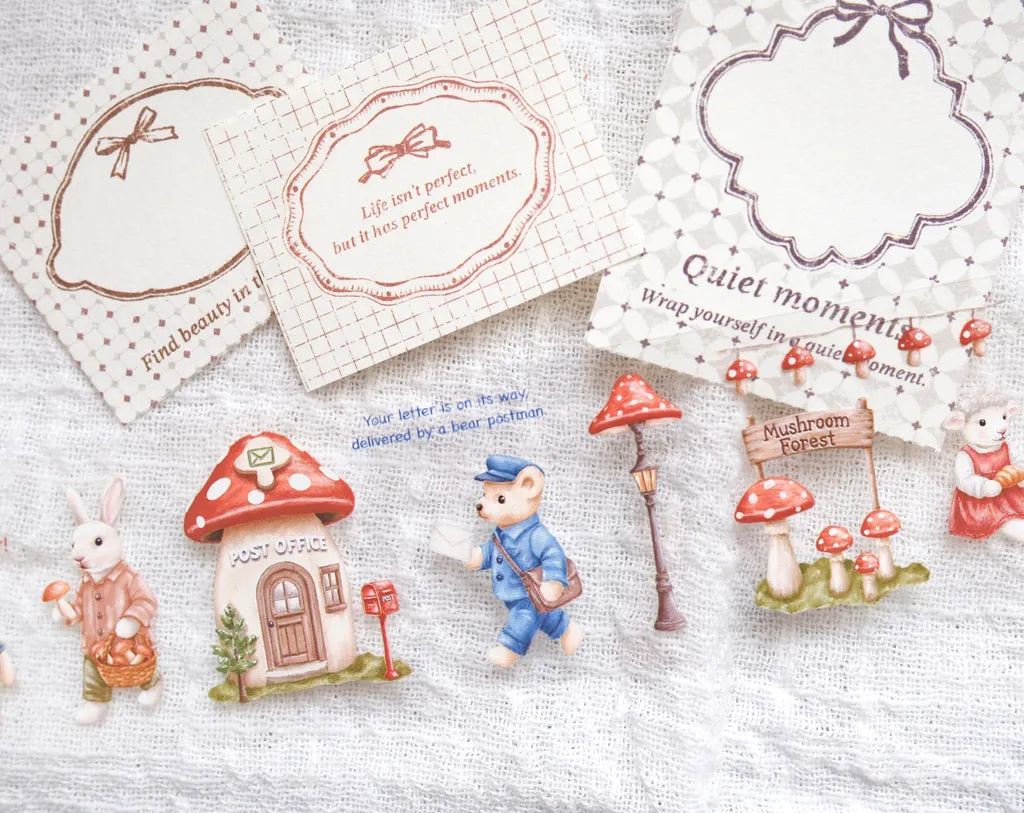 NEW! Sonia - Mushroom Forest Trip | 4cm PET Tape | Release Paper