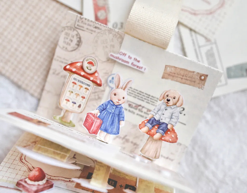 NEW! Sonia - Mushroom Forest Trip | 4cm PET Tape | Release Paper