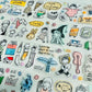 NEW! Molinta - Cut in to pieces | Kiss-cut | 4.5cm PET Tape | Release Paper | 5M