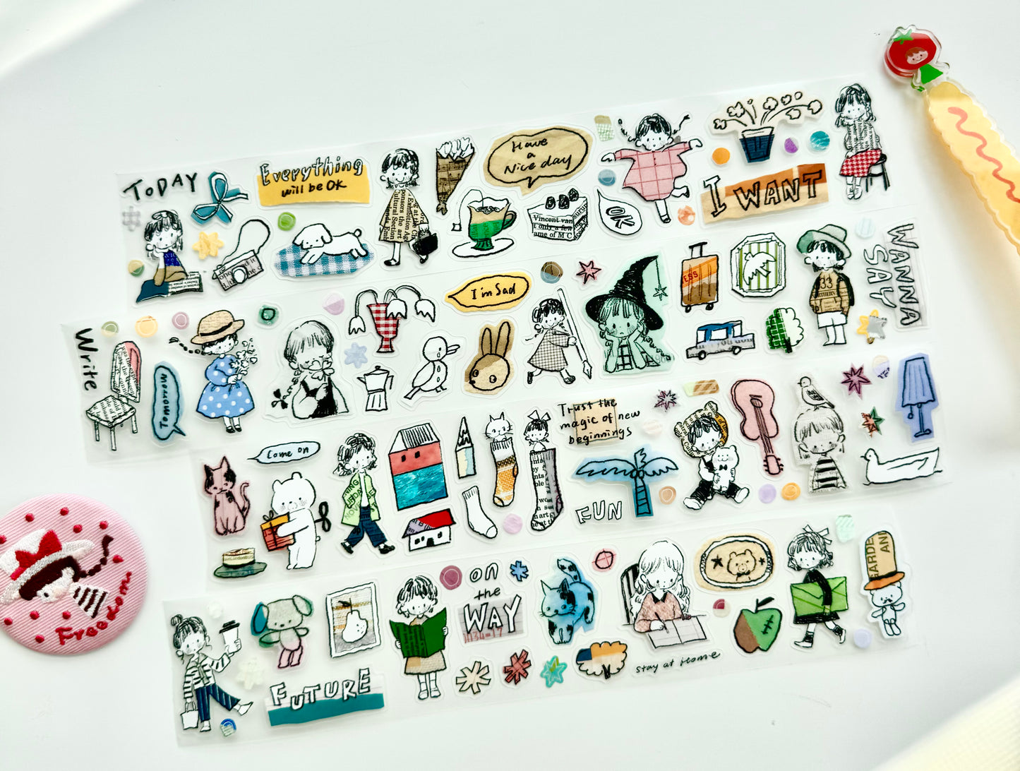 NEW! Molinta - Cut in to pieces | Kiss-cut | 4.5cm PET Tape | Release Paper | 5M