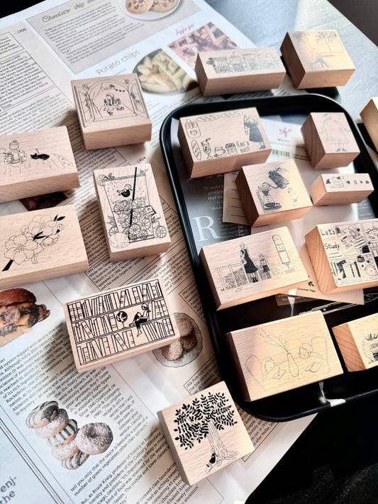 Look Stamp - My Desk | Rubber Stamp
