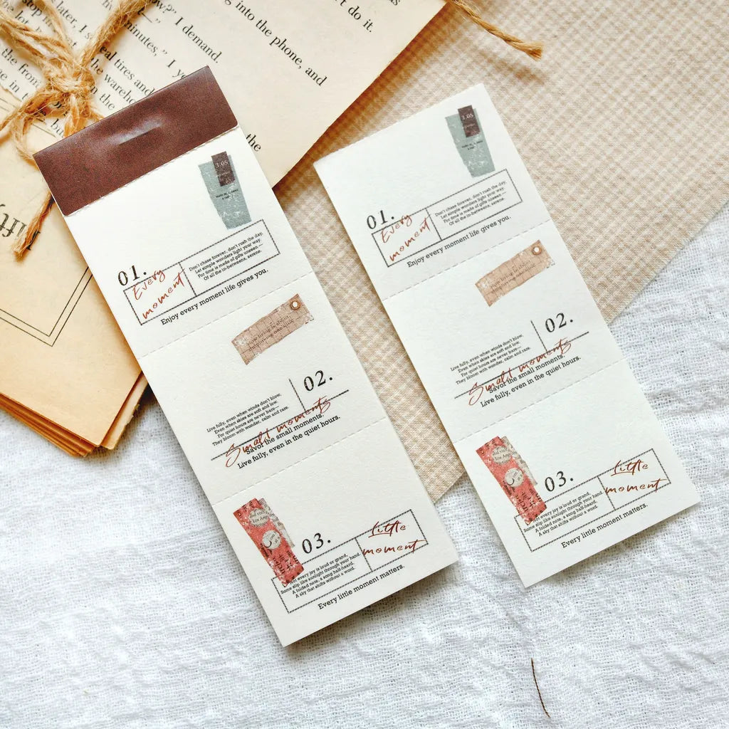 NEW! Sonia - A Moment on Paper C | 50pcs Notebook | Ephemera Paper