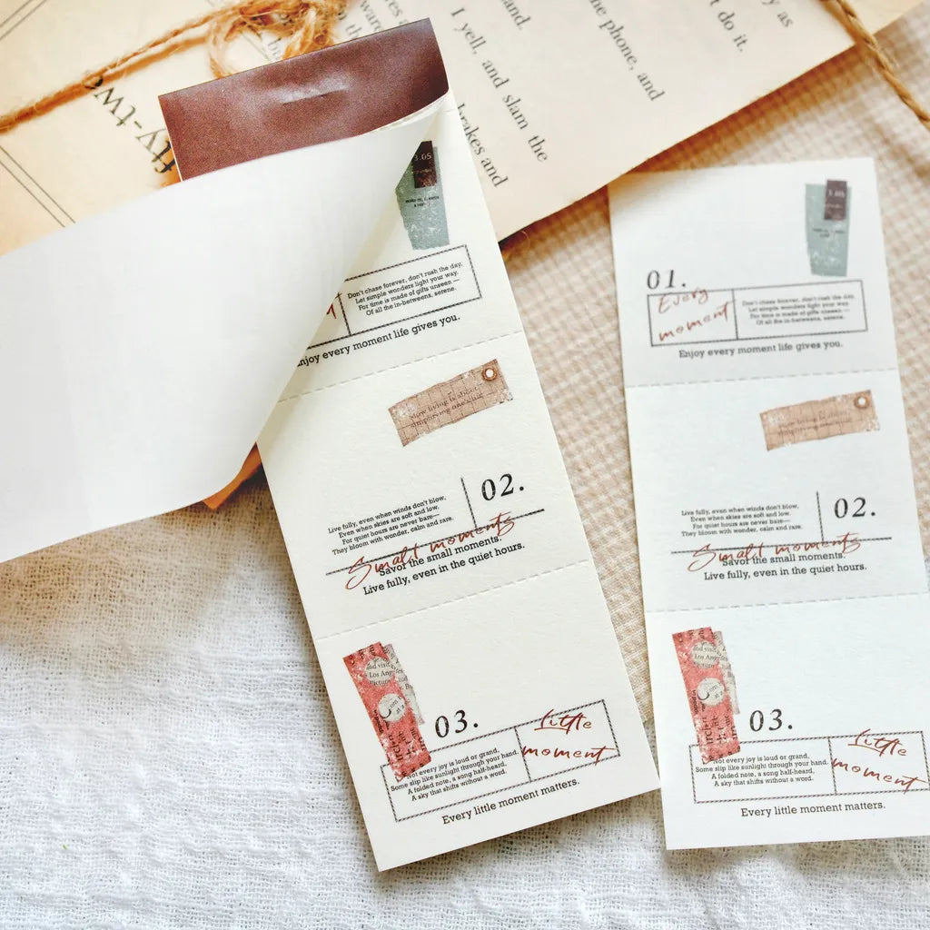 NEW! Sonia - A Moment on Paper C | 50pcs Notebook | Ephemera Paper