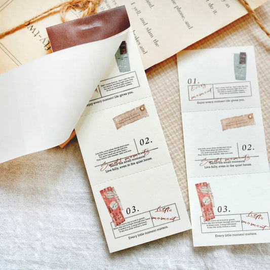 NEW! Sonia - A Moment on Paper C | 50pcs Notebook | Ephemera Paper