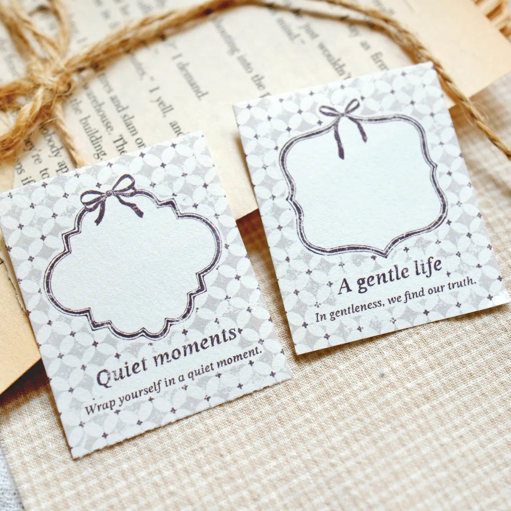 NEW! Sonia - Ribbon Bow B | 50pcs Notebook | Ephemera Paper