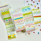NEW! Molinta - Vibrant Pattern | Die-cut | 7cm Washi Tape | Release Paper | 5M