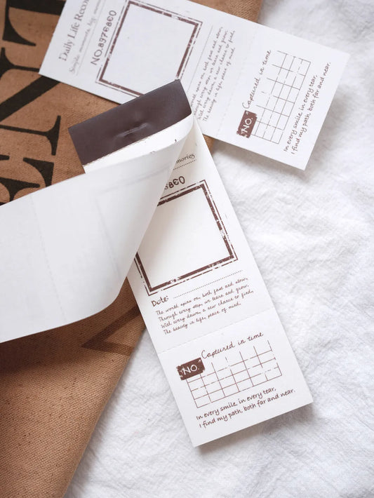 NEW! Sonia - Daily Life Record | 50pcs Notebook | Ephemera Paper