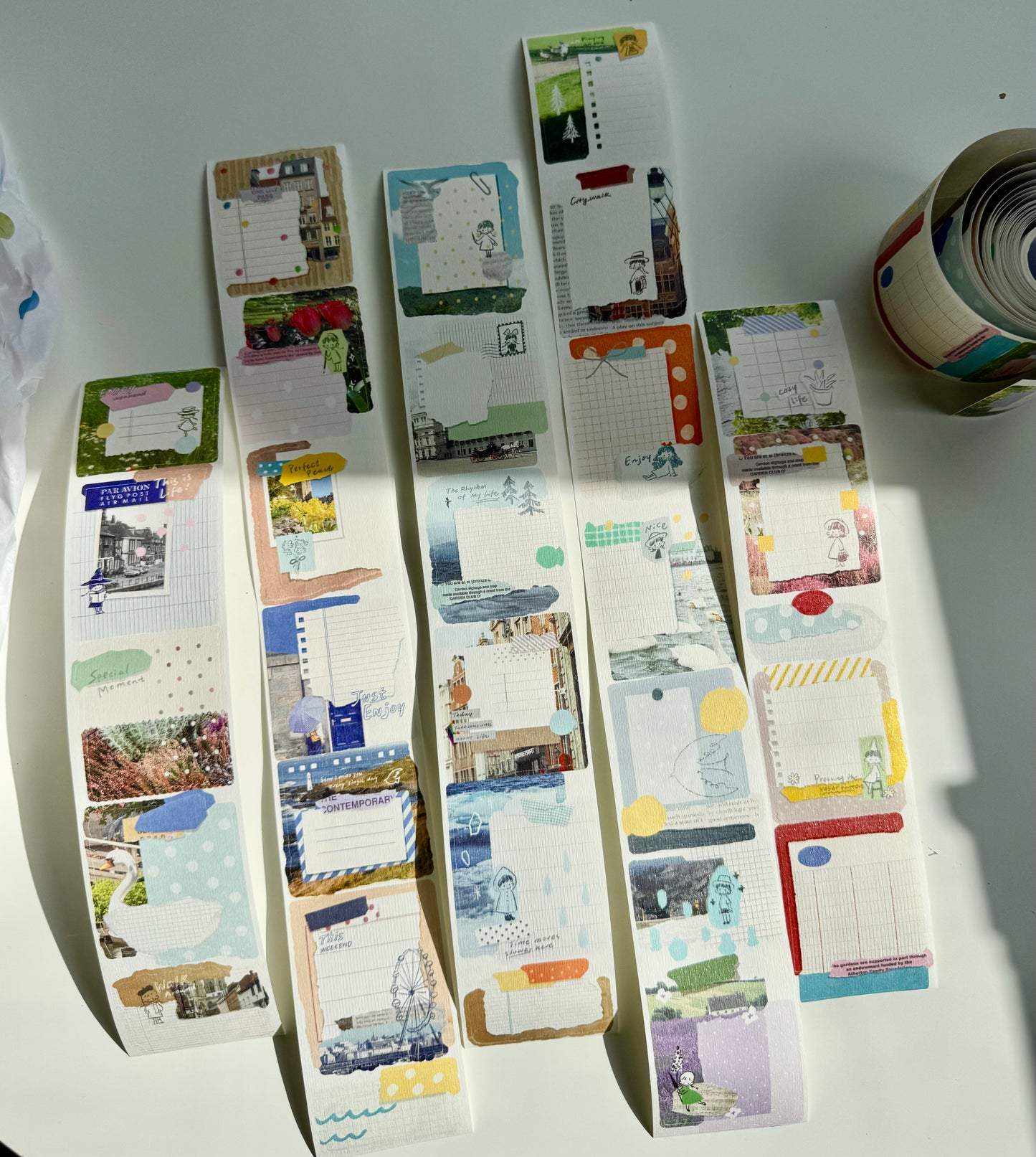 NEW! Molinta - Collage Film Verses | Kiss-cut | 5.5cm Special Paper Tape | Release Paper | 5M