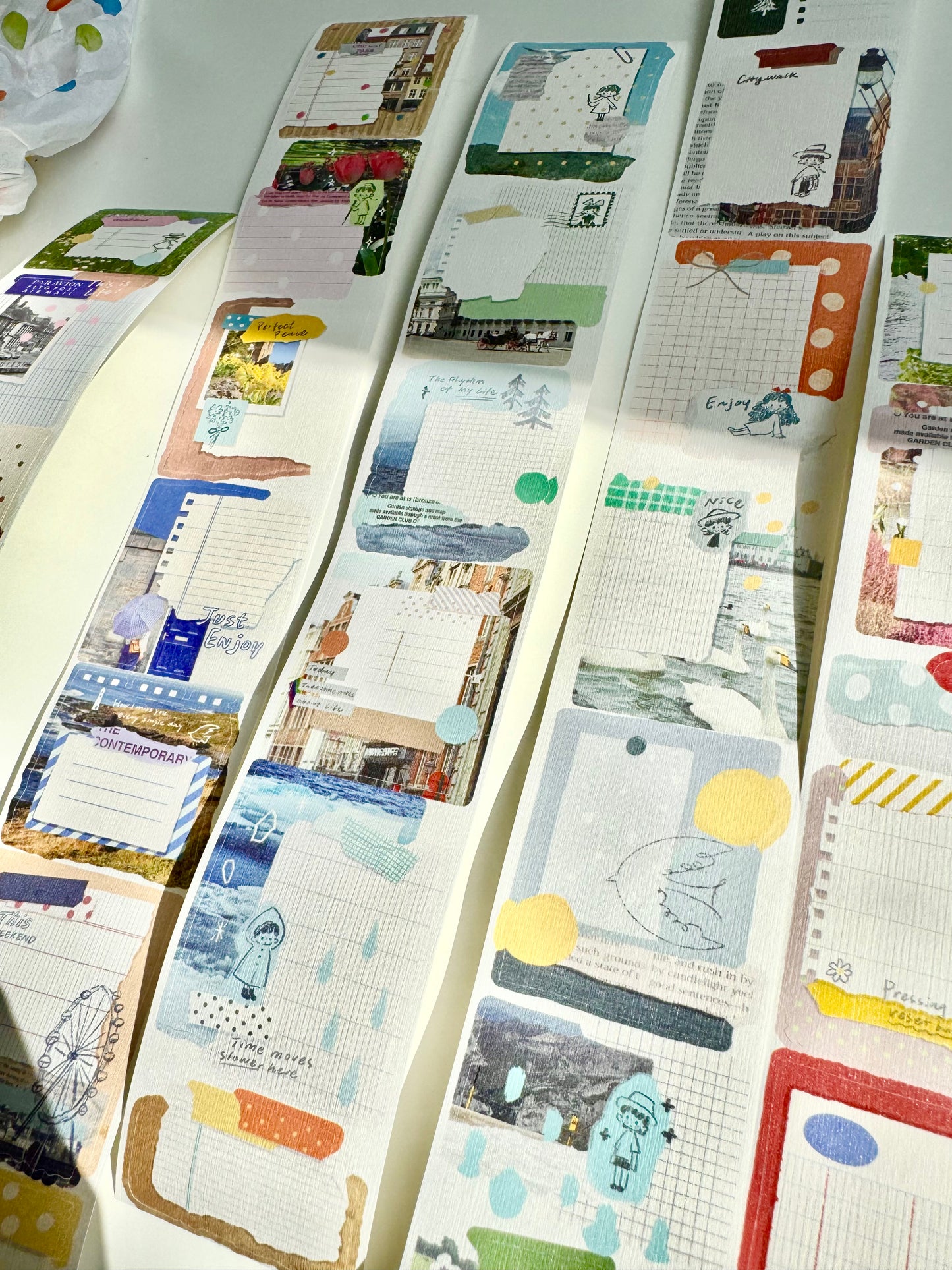 NEW! Molinta - Collage Film Verses | Kiss-cut | 5.5cm Special Paper Tape | Release Paper | 5M