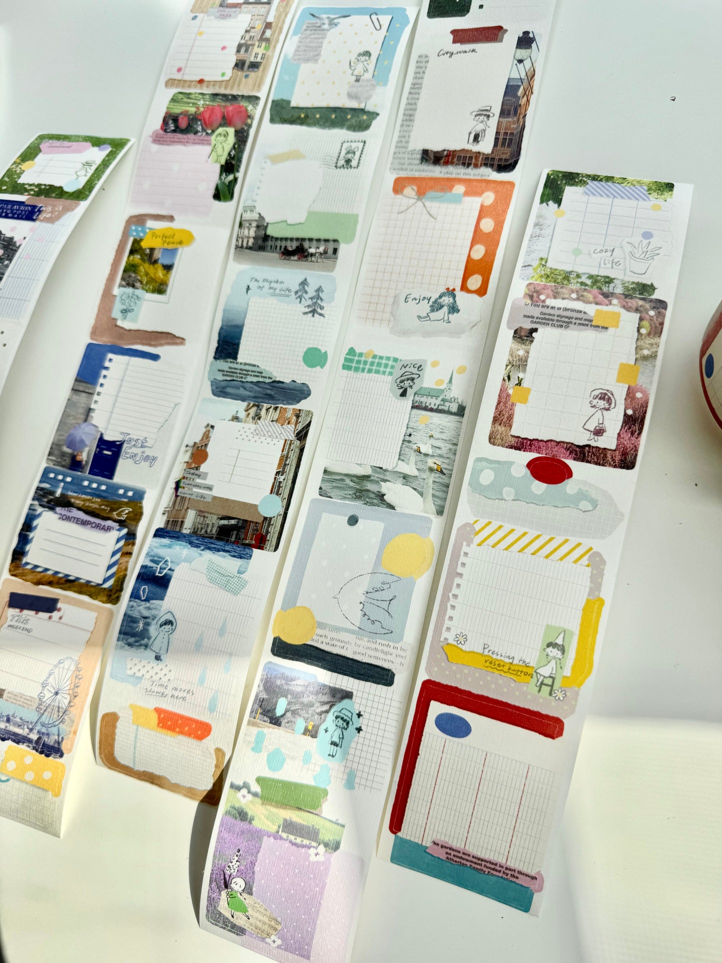 NEW! Molinta - Collage Film Verses | Kiss-cut | 5.5cm Special Paper Tape | Release Paper | 5M