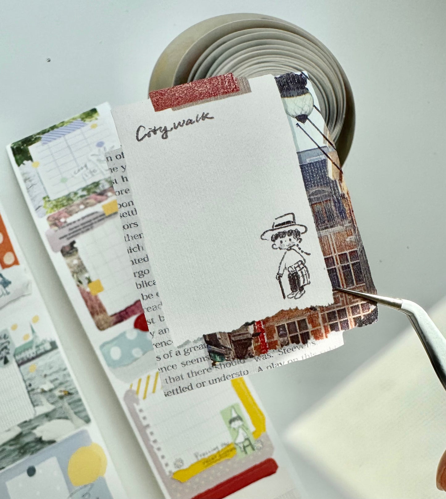 NEW! Molinta - Collage Film Verses | Kiss-cut | 5.5cm Special Paper Tape | Release Paper | 5M