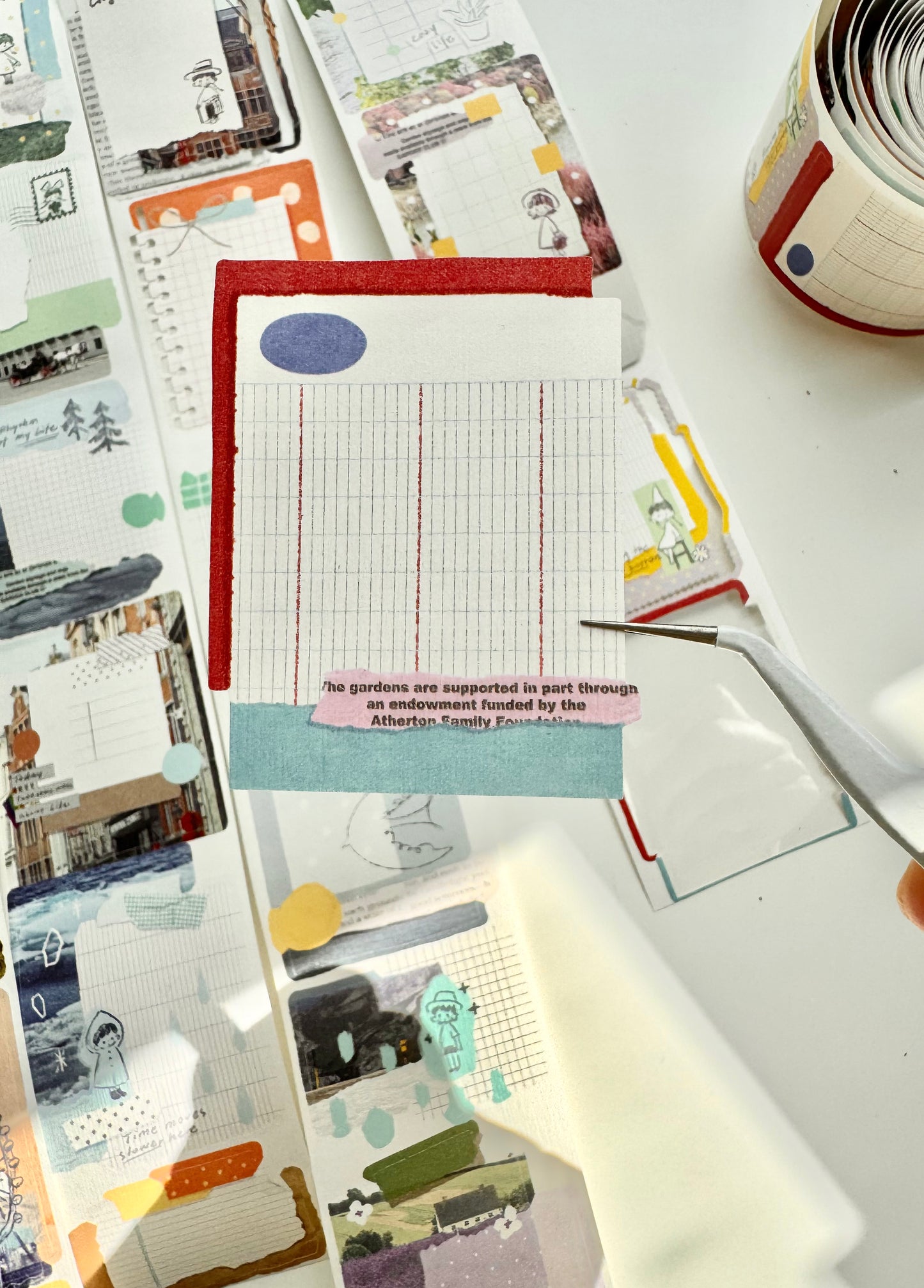 NEW! Molinta - Collage Film Verses | Kiss-cut | 5.5cm Special Paper Tape | Release Paper | 5M