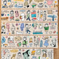 NEW! Molinta - Cut in to pieces | Kiss-cut | 4.5cm PET Tape | Release Paper | 5M