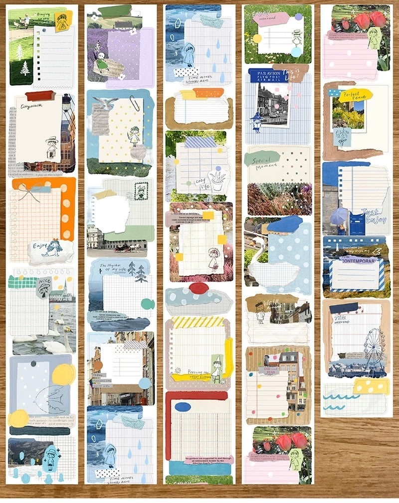 NEW! Molinta - Collage Film Verses | Kiss-cut | 5.5cm Special Paper Tape | Release Paper | 5M